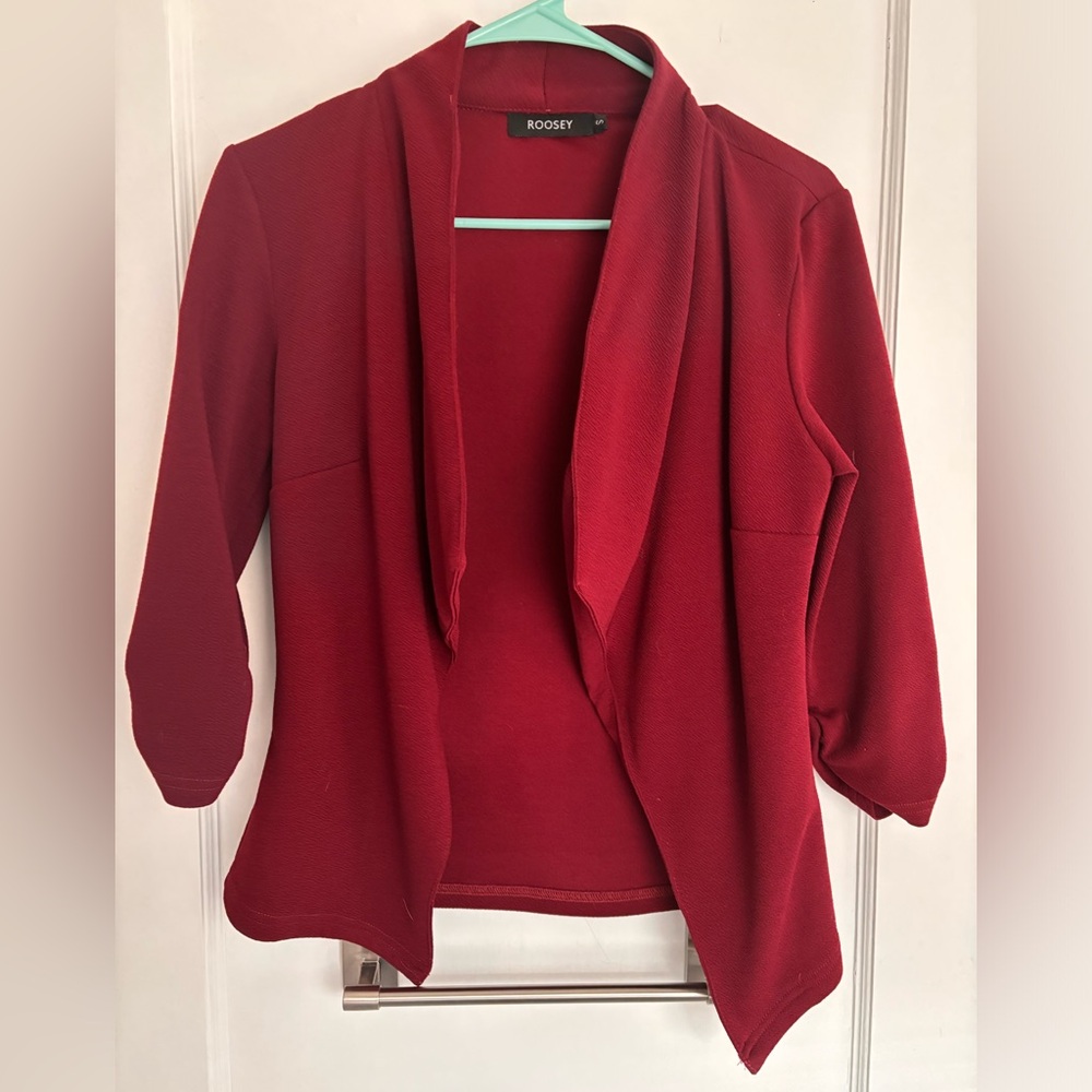 Roosey Women’s Red Blazer Small